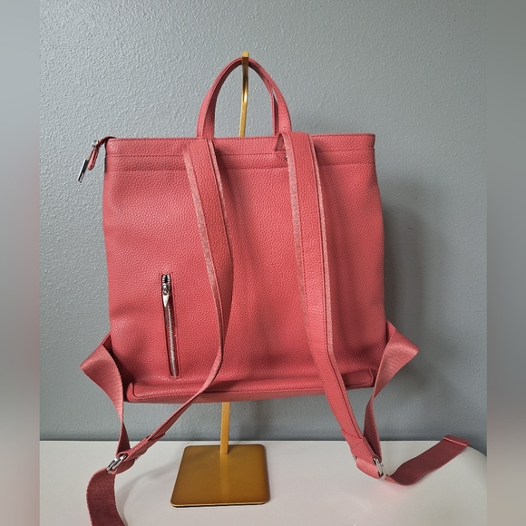 Matt & Nat Myron Vegan Leather Backpack Pink - Picture 3 of 7